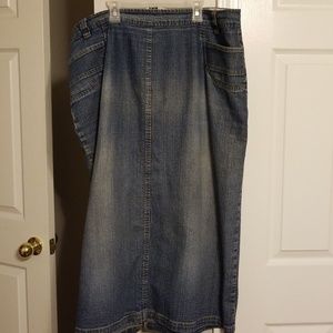 Long Jean skirt